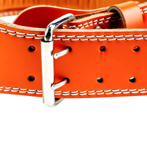 Genuine Leather Weight Lifting Dip <b>Belt</b> Power Lifting Gym Fitness Chain <b>Belts</b> Workout Dipping <b>Belts</b> - Product Image 4