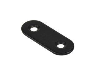 <b>Black</b> Flat Metal Mending Plate <b>Bracket</b> with Screws Model NA Anand Engineering Corporation Uttar Pradesh - Product Image 5