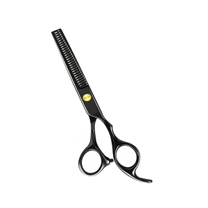 Ensemble de coupe de cheveux professionnel en acier inoxydable avec logo personnalisé, ciseaux de coiffure à manche en céramique pour démêlage et affinage, vente en gros - Product Image 3
