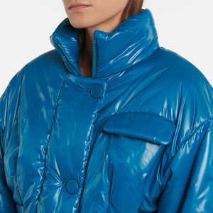 <b>Puffer</b> <b>Jacket</b> <b>Crop</b> Top Embroidered for Women Cold Weather <b>Jacket</b> With Full Customization on Trending - Product Image 6