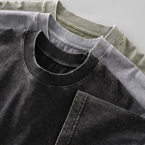 T-shirt blanc uni en coton 100% de haute qualité 220 g/m², impression personnalisée, unisexe, pour homme, respirant, séchage rapide, vente en gros - Product Image 1