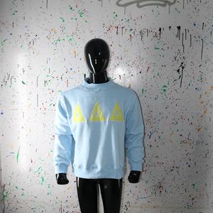 Sweat-shirt à col montant 100% coton avec broderie appliquée, col large, URBAN PRODUCTIONS - Product Image 1