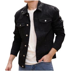 Chaqueta vaquera de diseño personalizado para hombre último diseño para hombre chaqueta vaquera de diseño de moda al por mayor precio barato para hombre - Product Image 4