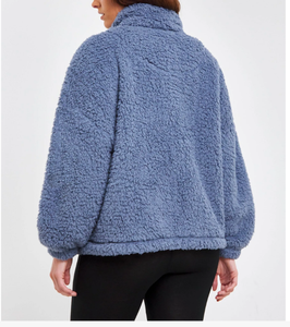 Sweat-shirt d'hiver pour femme, couleur personnalisable, coton doux, col rond, manches longues, 240g, nouveau style, vêtements décontractés - Product Image 6