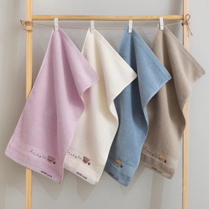 Serviette de toilette en coton de luxe, séchage rapide, douce et absorbante, pour hôtel, spa, salle de sport, salle de bain, vente en gros, OEM, logo personnalisé, couleur unie, coton - Product Image 2