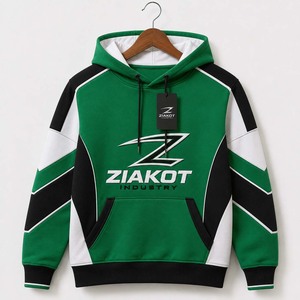 Custom Fleece <b>Hoodie</b> Wholesale Heavyweight Pullover Sweatshirt Custom Logo Hoodies ZIAKOT INDUSTRY Pakistan Manufacturer - Product Image 5