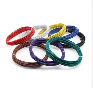 Cable Eléctrico de Cobre Estañado Multifilar con Aislamiento de Teflón, 26 AWG, 20 AWG, 16 AWG, de Alta Temperatura, FEP - Product Image 1
