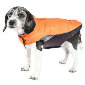 Manteau pour chien en peluche Helios Hurricane Waved avec technologie réfléchissante 3M Blackshark pour vêtements pour animaux de compagnie - Product Image 1