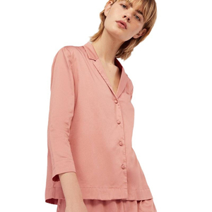 Conjunto de Pijama de Manga Larga para Mujer, Pantalones Capri, Ropa de Dormir Transpirable, Ropa Cómoda para Estar en Casa, Ropa de Dormir Informal y Suave para Primavera - Product Image 4