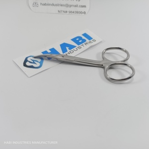High Quality Stainless Steel Straight Beauty <b>Cuticle</b> <b>Scissors</b> Right-Handed Custom Color & Logo for Professional Nail Care - Product Image 1