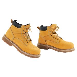 Stivali da Lavoro con Punta in Acciaio Taglia US 8 per Uomo, Impermeabili, Antiscivolo, Traspiranti, Suola in Gomma con Soletta in PU - Product Image 1