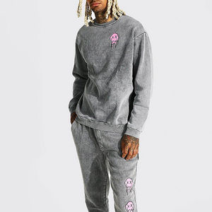 Ensemble de survêtement pour homme en coton lourd 100% avec sweat à capuche et pantalon de jogging en polaire pour l'hiver, fabriqué par WLKY INTERNATIONAL - Product Image 3