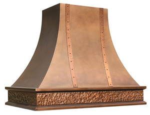 Hot Selling Handmade copper range hood <b>Wall</b> mounted chimney hood Fireplace canopy range hood Attractive design household hood - Product Image 4