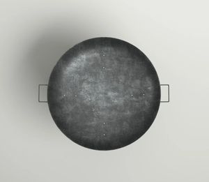 Fire Pit Heavy <b>Large</b> Perforated Wall Outdoor Fire Pit Garden Heater Round Table <b>BBQ</b> Outdoor Heater with Spark Screen - Product Image 6