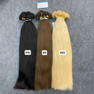 Extensions de cheveux pré-collées à pointe plate en kératine, cheveux humains vierges et bruts de qualité supérieure - Product Image 5