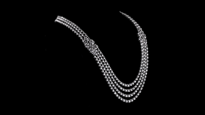 Collar de Diamantes Cultivados en Laboratorio con Corte Rosa, Certificado por IGI, Plateado en Rodio, para Mujer, de Lujo, para Compromiso o Fiesta - Product Image 2