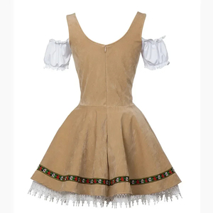 Disfraz de Oktoberfest para Mujer, Vestido Tradicional Bávaro Alemán, Traje de Poliéster para Festivales y Fiestas, Disfraz de Cosplay para Mujer - Product Image 2