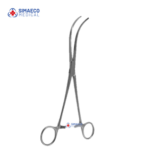 Premium SIMAECO Manual Crafoord Auricle Clamps 240mm Stainless Steel Strong <b>Grip</b> Precision <b>Control</b> ENT Plastic Surgery CE ISO - Product Image 4