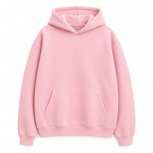 Sudaderas con Capucha Rosas de Algodón Liso Personalizadas al por Mayor para Hombre, Sudadera de Invierno de Alta Calidad 100% Algodón, Forro Polar Grueso de 450 g, Transpirable - Product Image 3
