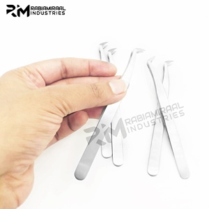Pince à cils RMI de qualité supérieure en acier inoxydable pour extensions de cils volume, marque privée, pour faux cils - Product Image 5