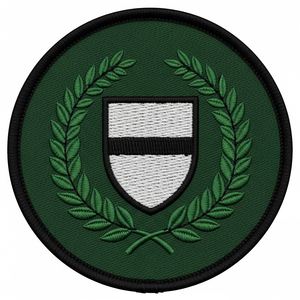 Parche de Escudo Triangular de Regalia Masónica, Insignia de Masonería Bordada Personalizada, Símbolo Circular Dorado, Tela Marrón, Calcomanía Termoadhesiva - Product Image 6