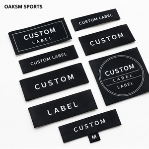 Etiquetas de tela personalizadas de alta densidad para ropa, con pliegue central y pliegue final, etiquetas principales de tela, etiquetas de instrucciones de lavado para camisetas y ropa deportiva - Product Image 5