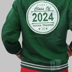 2025 invierno personalizado recubierto Stand Collar hombre algodón Cargo Casual Varsity Fleece espesar Chaquetas Chaqueta cálida - Product Image 5