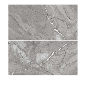 Brown Luxury Random Pattern Glossy Porcelain Tile 600x1200mm 9mm Large Format Floor <b>Wall</b> Tile Modern Interior Factory Supply - Product Image 1
