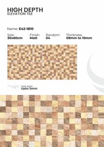 กระเบื้องเซรามิกพอร์ซเลนคุณภาพสูง ขนาด 30x60 ซม. ผิวด้าน ทนทาน สำหรับปูพื้นและผนัง เหมาะสำหรับที่อยู่อาศัย สำนักงาน โรงแรม และพื้นที่เชิงพาณิชย์ - Product Image 6