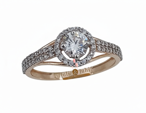 Anillo de Oro Amarillo Original de 22 Quilates para Mujer, Acabado Brillante, para Compromisos, Ceremonias, Eventos Nupciales, Ocasiones Festivas y Uso Diario - Product Image 2