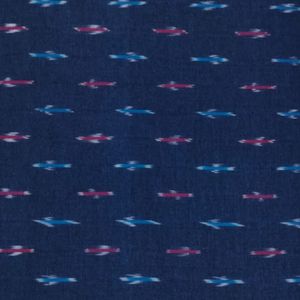 Tissu en coton écologique Ikat tissé à la main de qualité supérieure, fournisseur OEM, textile doux, respirant et durable pour ameublement - Product Image 2