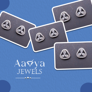 Pendientes de diamantes con forma personalizada para mujer, para usar en todas las ocasiones como fiestas, dan un aspecto real. Compre directamente del proveedor indio. - Product Image 2