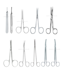 Ensemble d'instruments pédiatriques de base complet, 56 pièces, en acier inoxydable, instruments de chirurgie pédiatrique certifiés CE - Product Image 4
