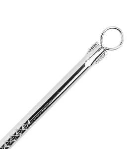 Extractor de Puntos Negros y Acné de Acero Inoxidable, Herramienta de Doble Punta con Lazo y Aguja para Eliminar Imperfecciones, para Todo Tipo de Piel - Product Image 2