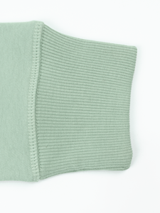 Pull en maille à col rond vert menthe pour homme, coupe classique, couleur unie, sweat-shirt décontracté, vêtement d'automne - Product Image 3