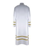Vêtement de clergé sur mesure à manches longues en polyester brodé, style européen, tissu de haute qualité, toutes saisons, vente en gros