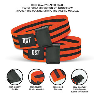 สายรัด BFR สำหรับงานหนักสำหรับการฝึกเพาะกายการฝึกกล้ามเนื้อและการเติบโตของกล้ามเนื้อสำหรับฟิตเนส - Product Image 6