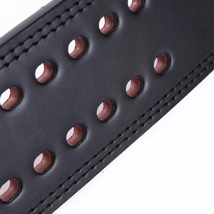 Ceinture de musculation en cuir avec boucle réglable pour l'entraînement en force, soutien lombaire unisexe, respirante, service OEM ODM - Product Image 5