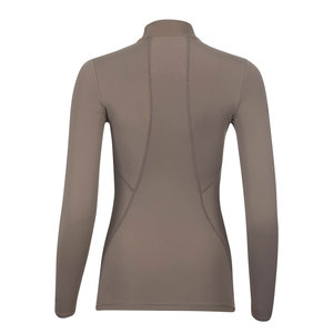 Chemise d'équitation unisexe personnalisée avec logo, coupe ajustée, en polaire extensible et respirante, pour compétition d'équitation - Product Image 2