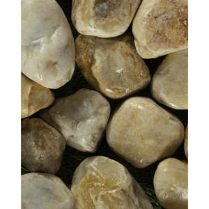 Galets jaunes de Sienne 60-100mm - Non montés - Product Image 3