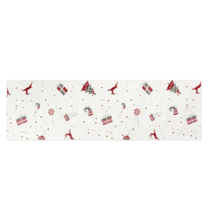 Runner da Tavola Excelsa Buon Natale in Cotone 140x45 Cm Multicolore - Product Image 2