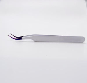 แหนบดัดขนตาสแตนเลส DANTRIC IMPLANTS ปลายโค้งเรียบแบบพลาสม่า สำหรับต่อขนตา รุ่น BO-P-8654 ขนาด 10 มม. - Product Image 1