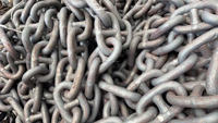 Chaîne d'ancre marine soudée en acier allié, noire, pour asphalte, modèles R3, R3S, R4, R4+, R5, avec ou sans goujons, U1, U2, U3, 27,5 m/pièce, usine du Shandong