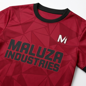 Uniforme de Fútbol Sublimado de Alta Gama, Diseño Personalizado, Ropa Deportiva de Secado Rápido, Conjunto de Camiseta y Pantalones Cortos de Fútbol con Cuello en V, Venta al Por Mayor - Product Image 5