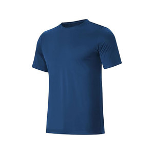 Camiseta de Manga Corta para Hombre, Cuello Redondo, Color Azul Marino, Corte Regular, Estilo Jersey de Punto Informal - Product Image 6