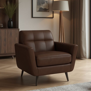 Customizable Retro Style <b>Padded</b> Easy <b>Chair</b> - Product Image 1