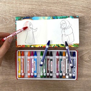 ชุดสีเทียนคุณภาพสูง พิมพ์โลโก้ตามสั่ง 18 สี สำหรับเด็ก จำนวนมาก - Product Image 6