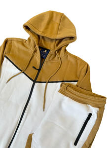 Personalizar conjuntos de pista de moda entrenamiento correr tejido chándal deportes caminar hombres poliéster chándales para senderismo - Product Image 2