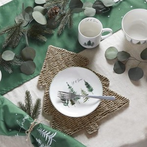 Sets de table en forme de sapin de Noël, prix compétitif, articles de Noël, sets de table en jonc de mer, sets de table en paille tressée - Product Image 4