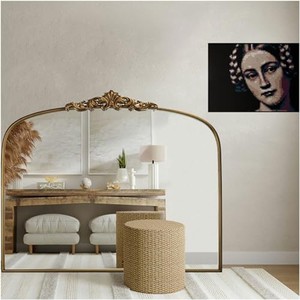 Marco de Espejo de Pared de Madera Tradicional, Hecho a Mano, Ecológico, Duradero, de Madera de Sheesham, OEM, Personalizado, Venta al Por Mayor |   Aqudus Saleem - Product Image 1